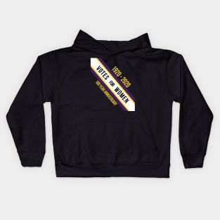 100 Years of Women Right To Vote Suffrage Kids Hoodie